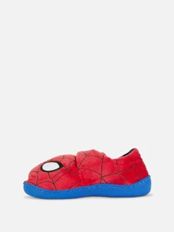 Niños Primark Zapatillas De Estar En Casa|Pantuflas Con Suela Rígida De Spiderman De Marvel