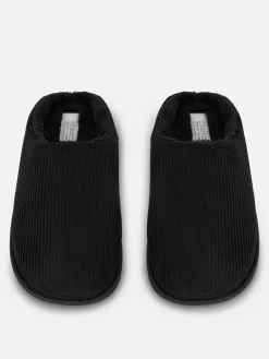 Hombre Primark Zapatillas De Estar En Casa|Pantuflas De Pana Destalonadas