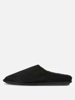 Hombre Primark Zapatillas De Estar En Casa|Pantuflas De Pana Destalonadas