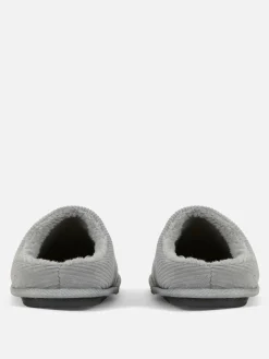 Hombre Primark Zapatillas De Estar En Casa|Pantuflas De Pana Destalonadas