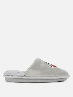 Mujer Primark Zapatillas De Estar En Casa|Zapatillas De Estar En Casa|Pantuflas De Pelo De Minnie Y Mickey Mouse De Disney
