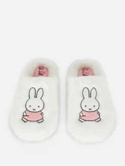 Mujer Primark Zapatillas De Estar En Casa|Zapatillas De Estar En Casa|Pantuflas Destalonadas De Miffy