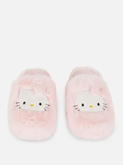 Mujer Primark Zapatillas De Estar En Casa|Zapatillas De Estar En Casa|Pantuflas Destalonadas De Hello Kitty