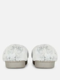 Mujer Primark Zapatillas De Estar En Casa|Pantuflas Estilo Mocasín Con Forro De Pelo Sintético