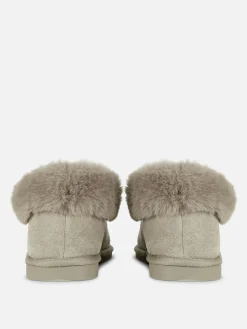 Mujer Primark Zapatillas De Estar En Casa|Pantuflas Estilo Mocasín Con Forro De Pelo Sintético