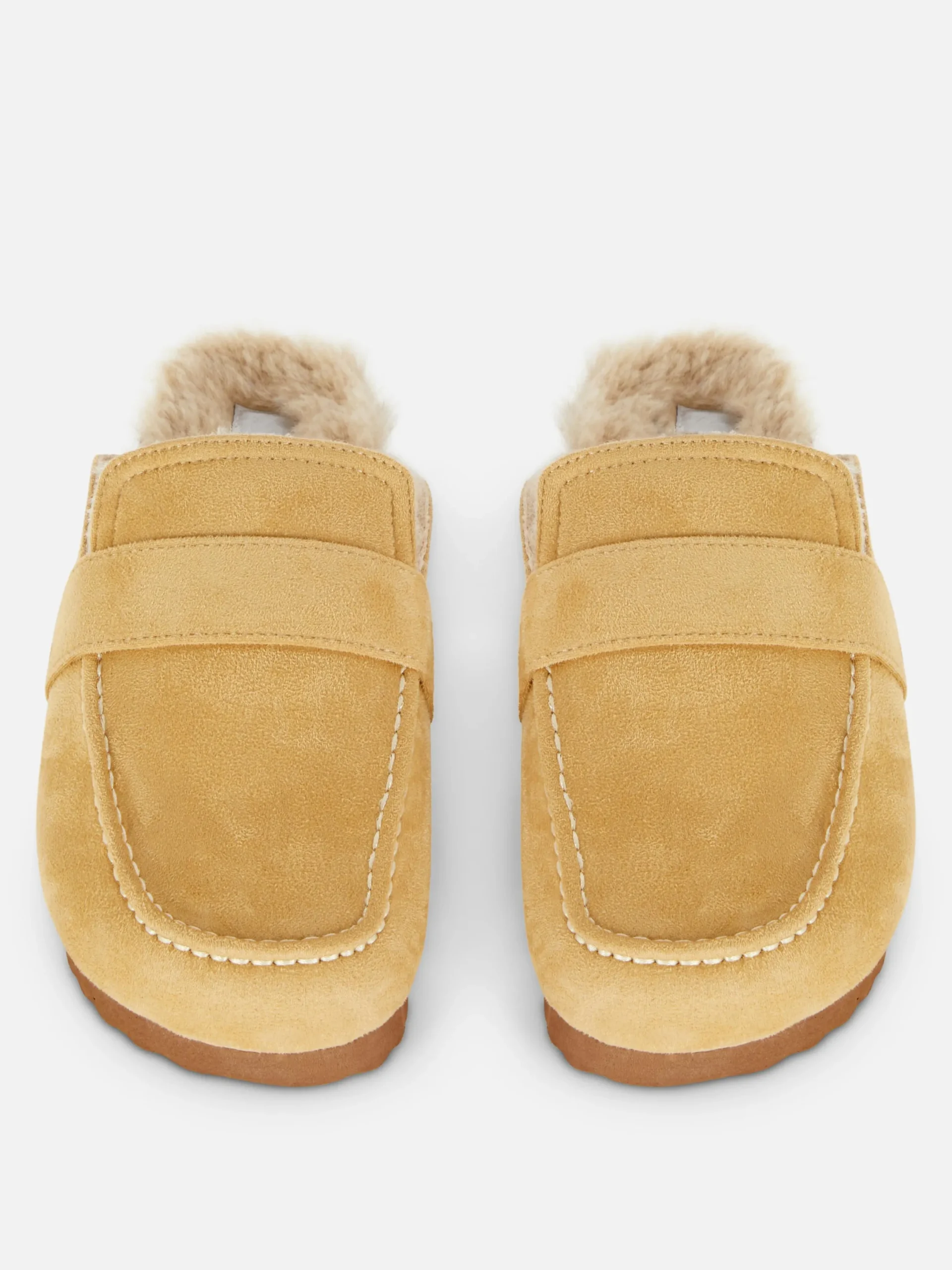 Mujer Primark Zapatillas De Estar En Casa|Zapatillas De Estar En Casa|Pantuflas Tipo Mocasín Con Forro De Pelo Sintético