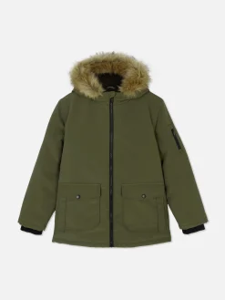 Niños Primark Abrigos Y Chaquetas|Parka Con Capucha Y Pelo Sintético