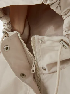 Mujer Primark Abrigos Y Chaquetas|Parka Impermeable Con Cordón De Ajuste