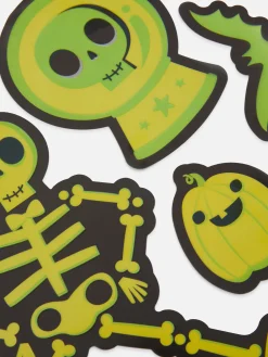 Niños Primark Decoración Y Regalos De Halloween|Manualidades|Pegatinas Fosforescentes De Halloween Para Ventanas
