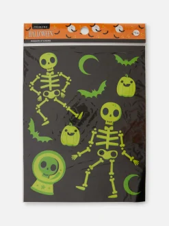 Niños Primark Decoración Y Regalos De Halloween|Manualidades|Pegatinas Fosforescentes De Halloween Para Ventanas