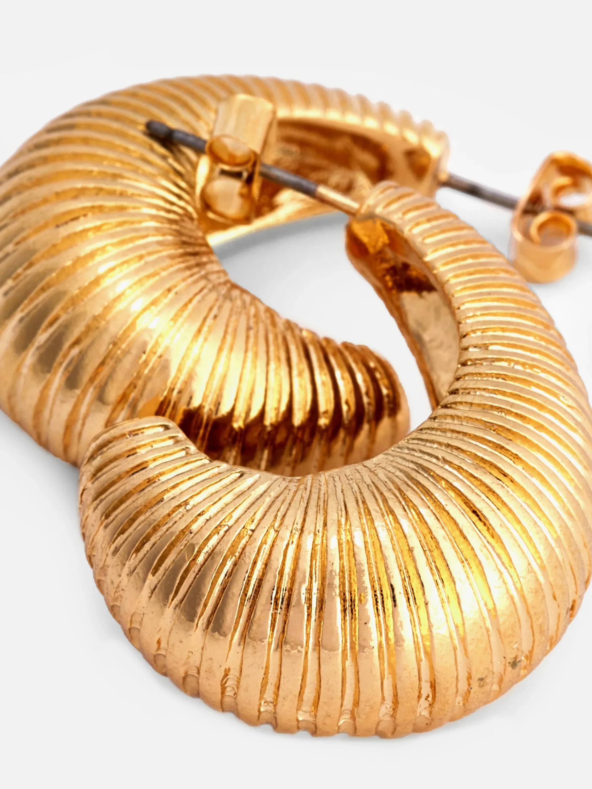 Mujer Primark Bisutería|Pendientes De Aro En Forma De Gota Con Textura