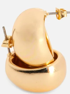 Mujer Primark Bisutería|Pendientes De Botón Abovedados