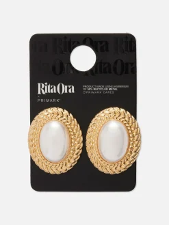 Mujer Primark Bisutería|Pendientes De Perlas Artificiales XL De Rita Ora