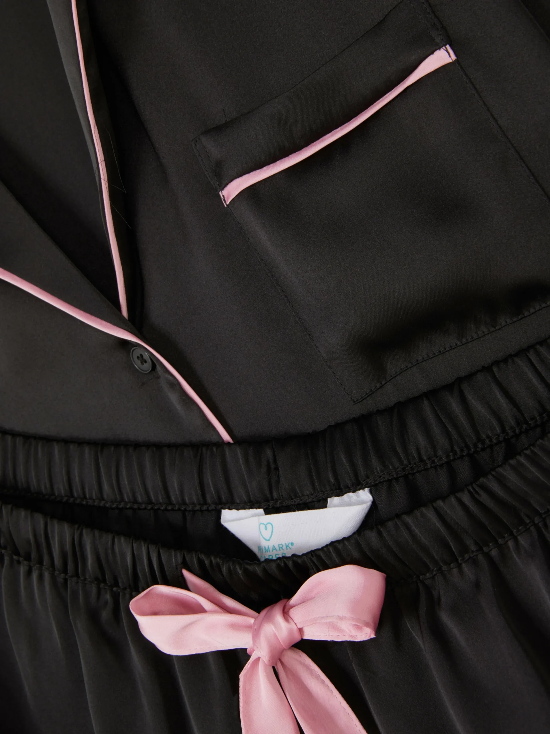 Mujer Primark Sets De Pijamas|Pijama Con Camisa Y Pantalón Corto De Satén