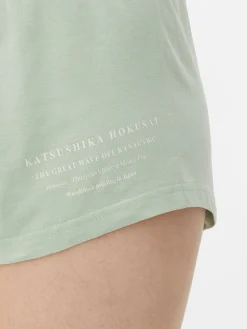 Mujer Primark Sets De Pijamas|Pijama Corto De Hokusai