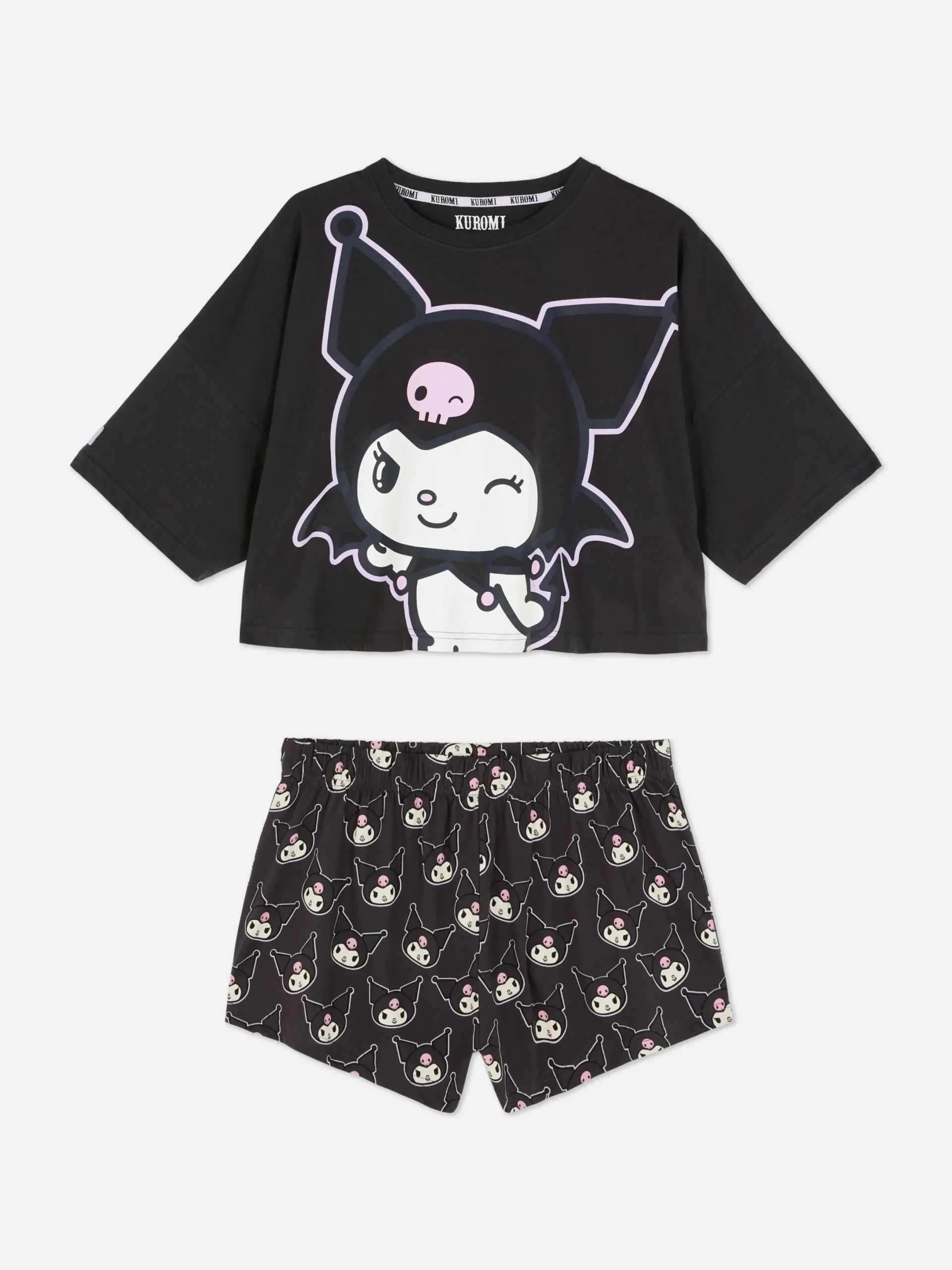 Mujer Primark Sets De Pijamas|Pijama Corto De Kuromi De Hello Kitty