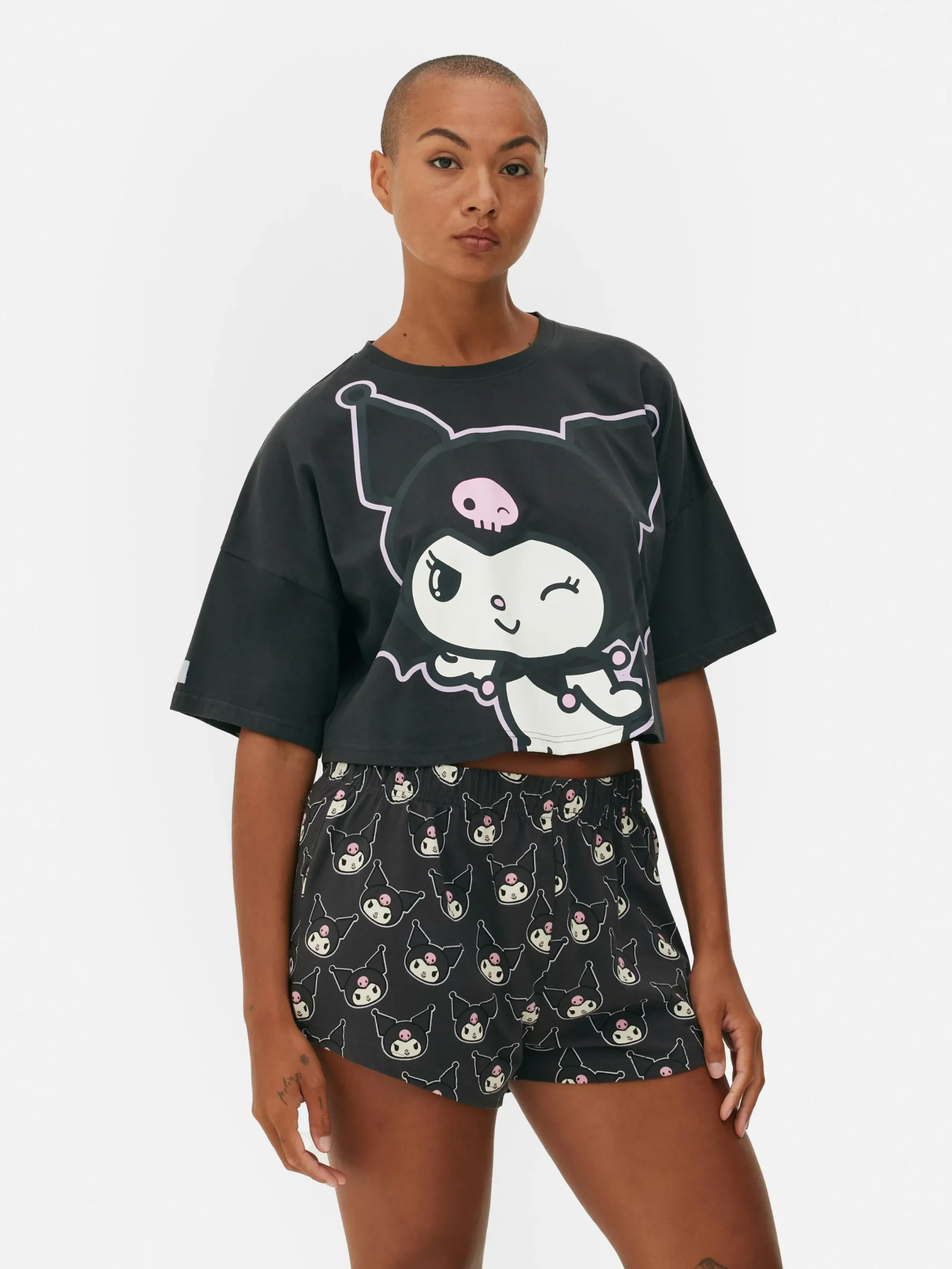 Mujer Primark Sets De Pijamas|Pijama Corto De Kuromi De Hello Kitty