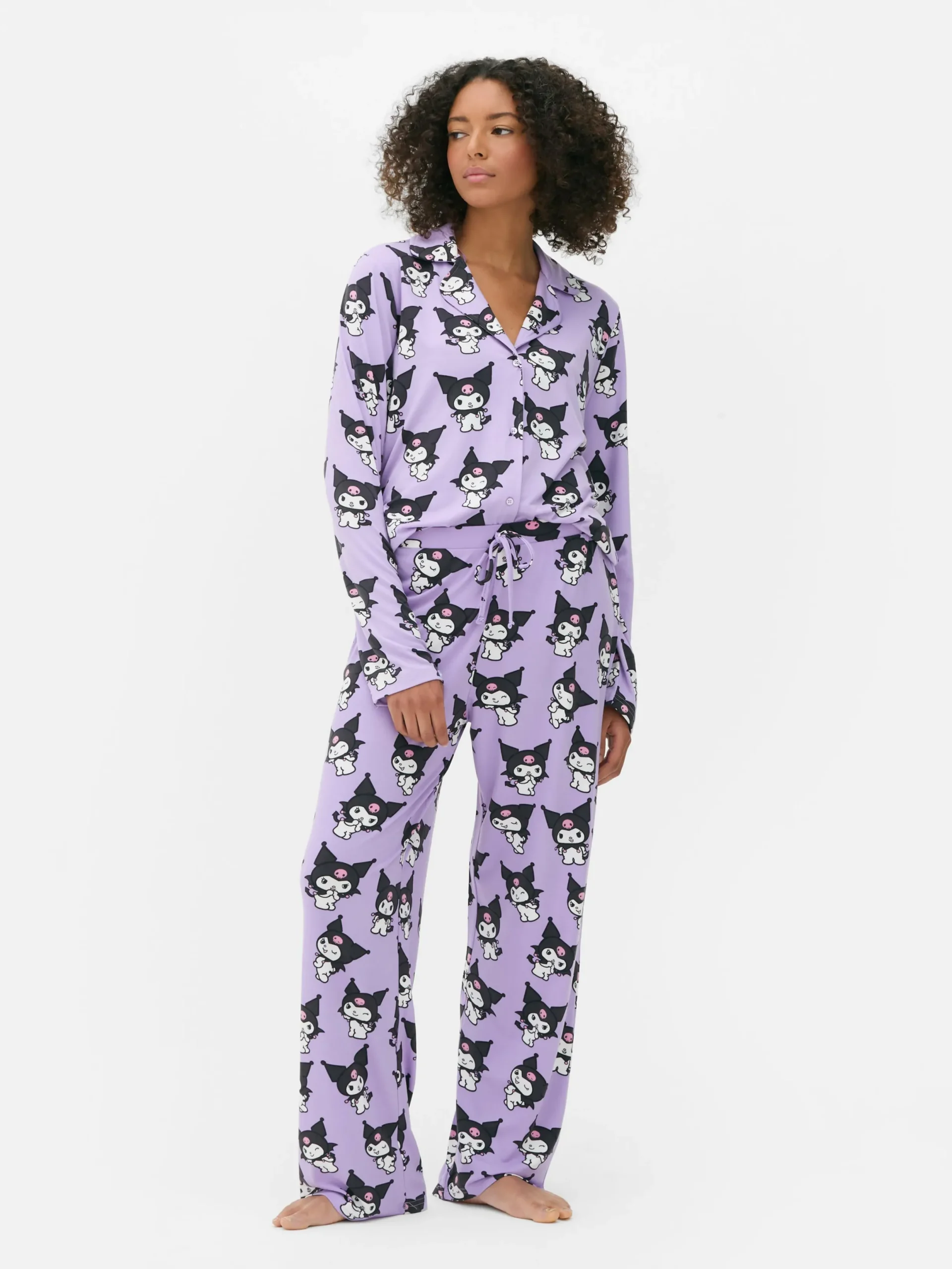 Mujer Primark Sets De Pijamas|Pijama De Corte Boyfriend De Kuromi