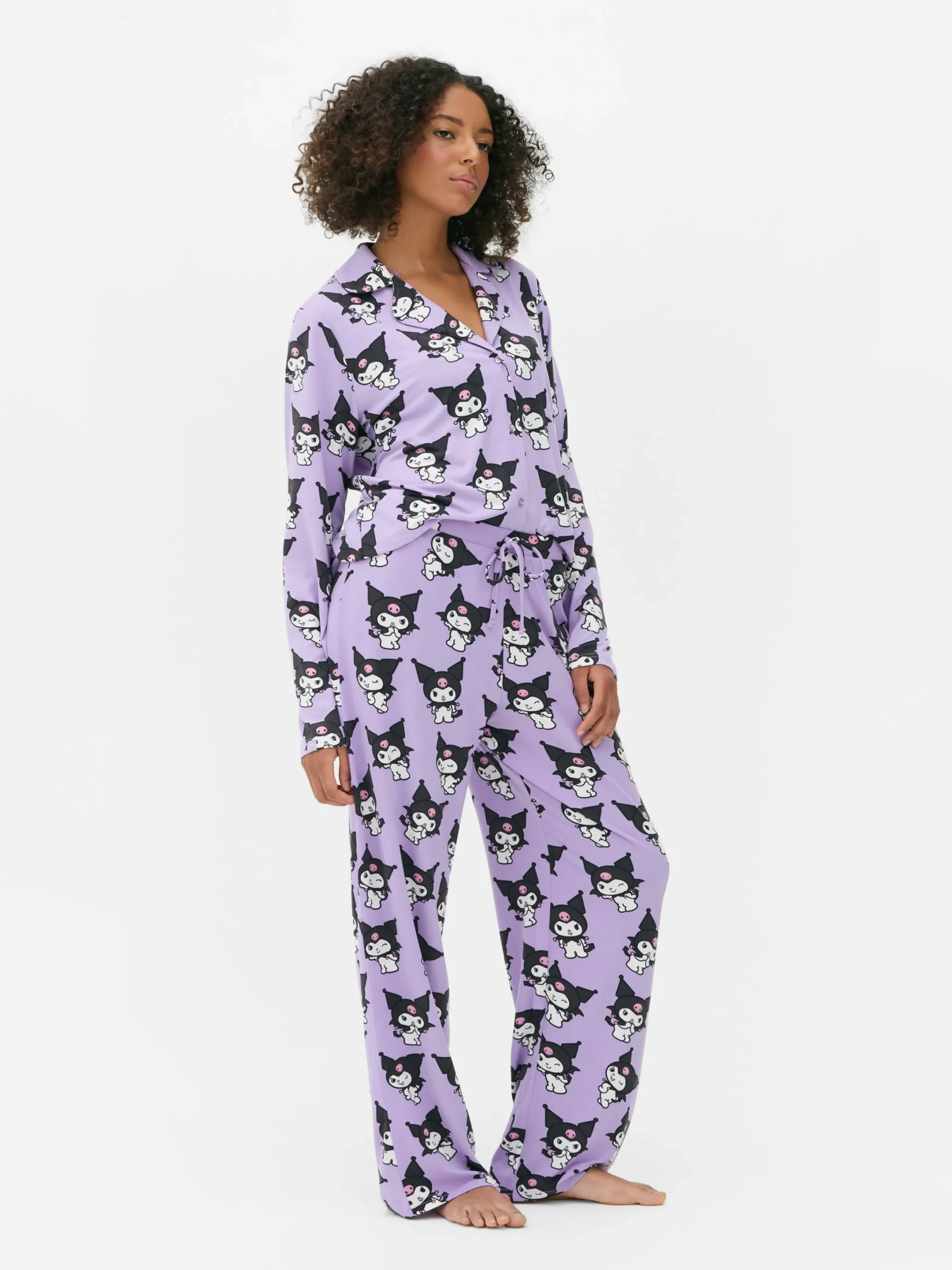 Mujer Primark Sets De Pijamas|Pijama De Corte Boyfriend De Kuromi