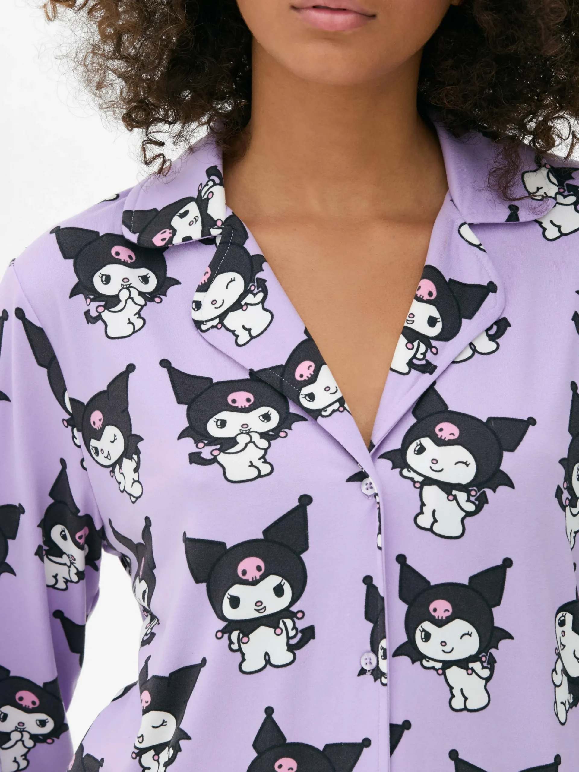 Mujer Primark Sets De Pijamas|Pijama De Corte Boyfriend De Kuromi