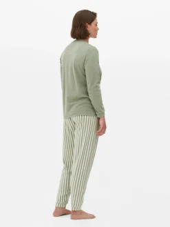 Mujer Primark Sets De Pijamas|Pijama De Manga Larga Con Mensaje