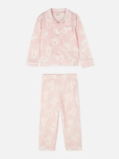 Niños Primark Pijamas Y Ropa Para Dormir|Pijama De Manga Larga Con Lazo