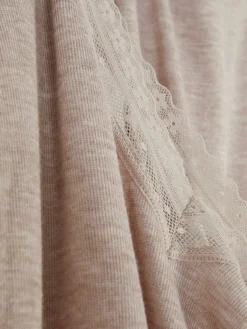 Mujer Primark Sets De Pijamas|Pijama De Manga Larga Con Ribete De Encaje