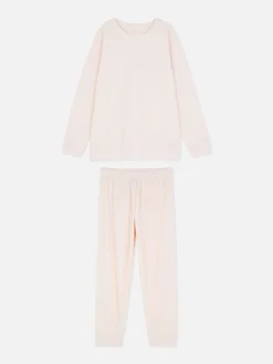 Mujer Primark Sets De Pijamas|Pijama De Manga Larga De Microfelpa
