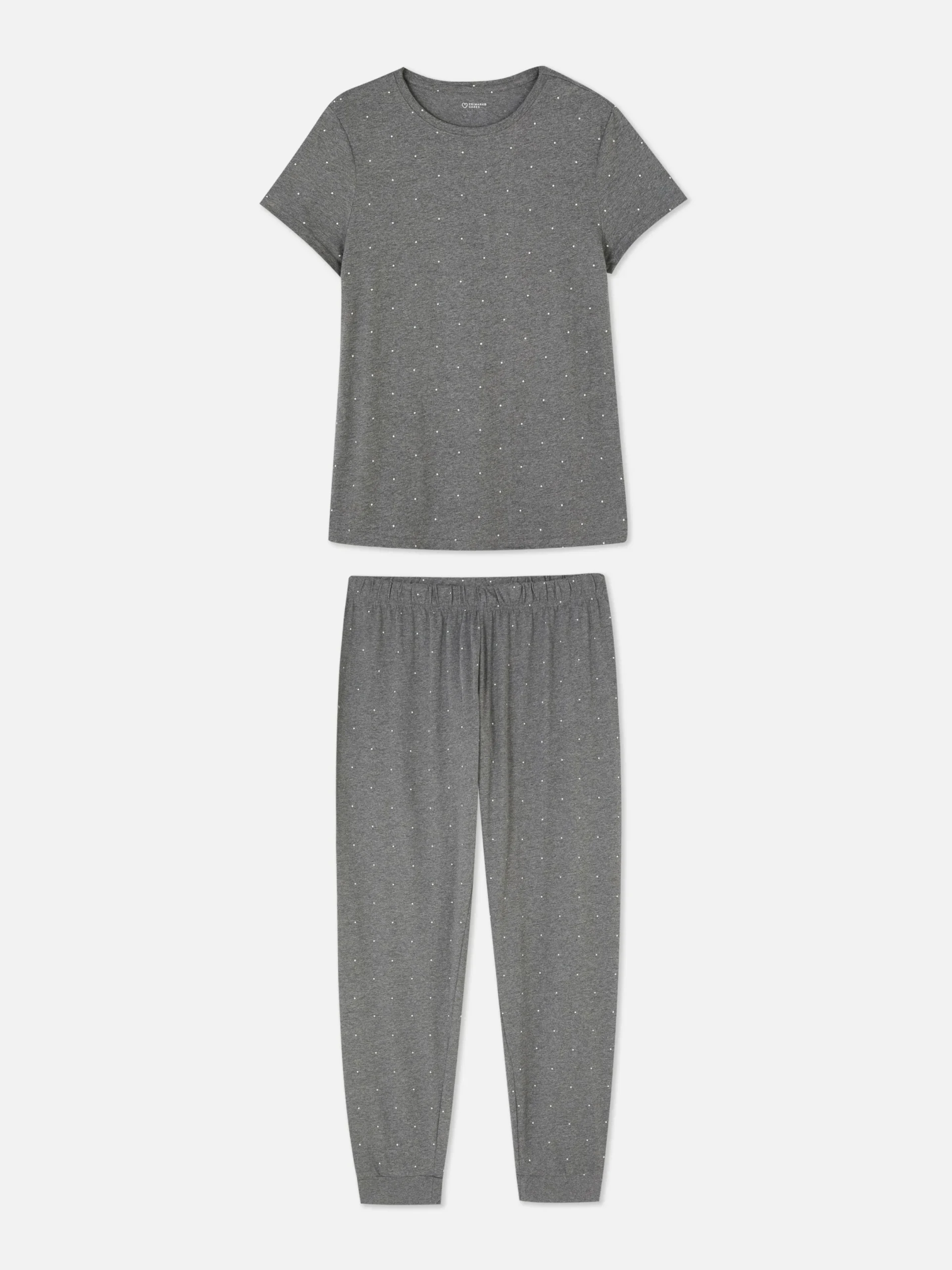 Mujer Primark Sets De Pijamas|Pijama De Punto De Manga Corta Estampado