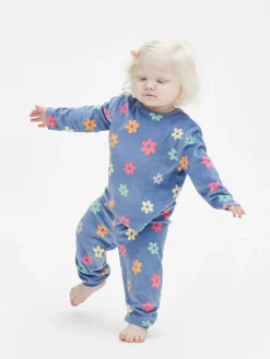 Primark Pijamas Y Ropa Para Dormir|Pijama De Velvetón Con Estampado Gráfico