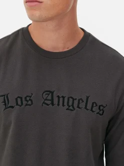 Hombre Primark Pijama|Pijama Largo Con Estampado «Los Angeles»