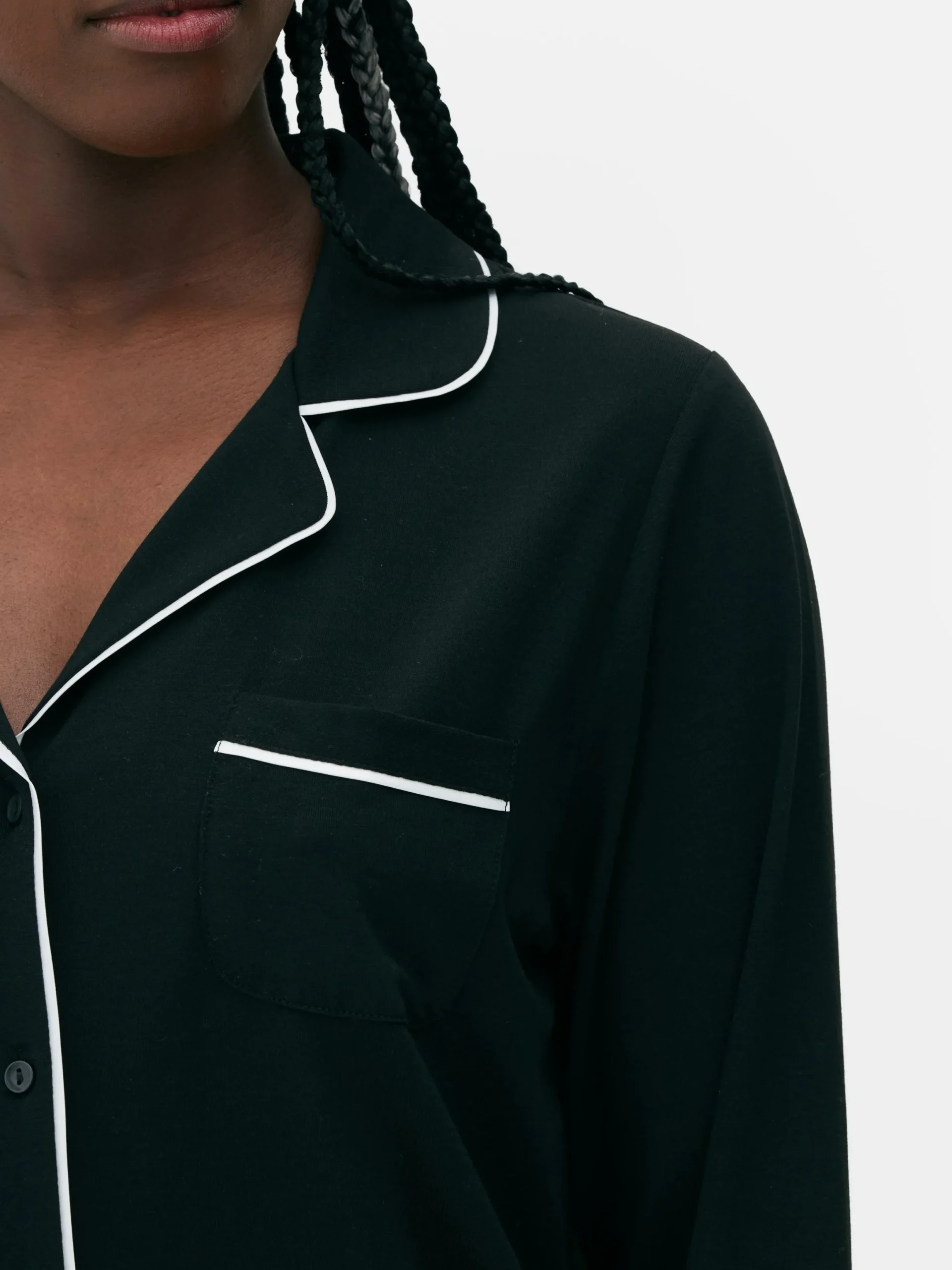 Mujer Primark Sets De Pijamas|Pijama Largo De Corte Boyfriend