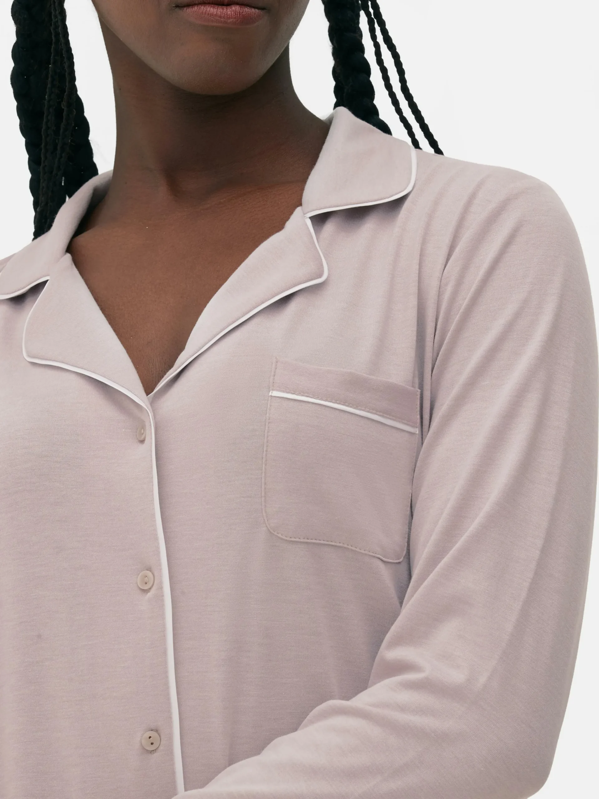 Mujer Primark Sets De Pijamas|Pijama Largo De Corte Boyfriend