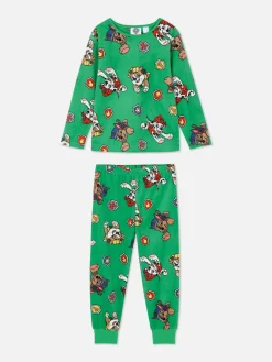 Niños Primark Pijamas Y Ropa Para Dormir|Pijama Largo De Velvetón De PAW Patrol