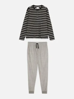 Hombre Primark Pijama|Pijama Largo Extrasuave