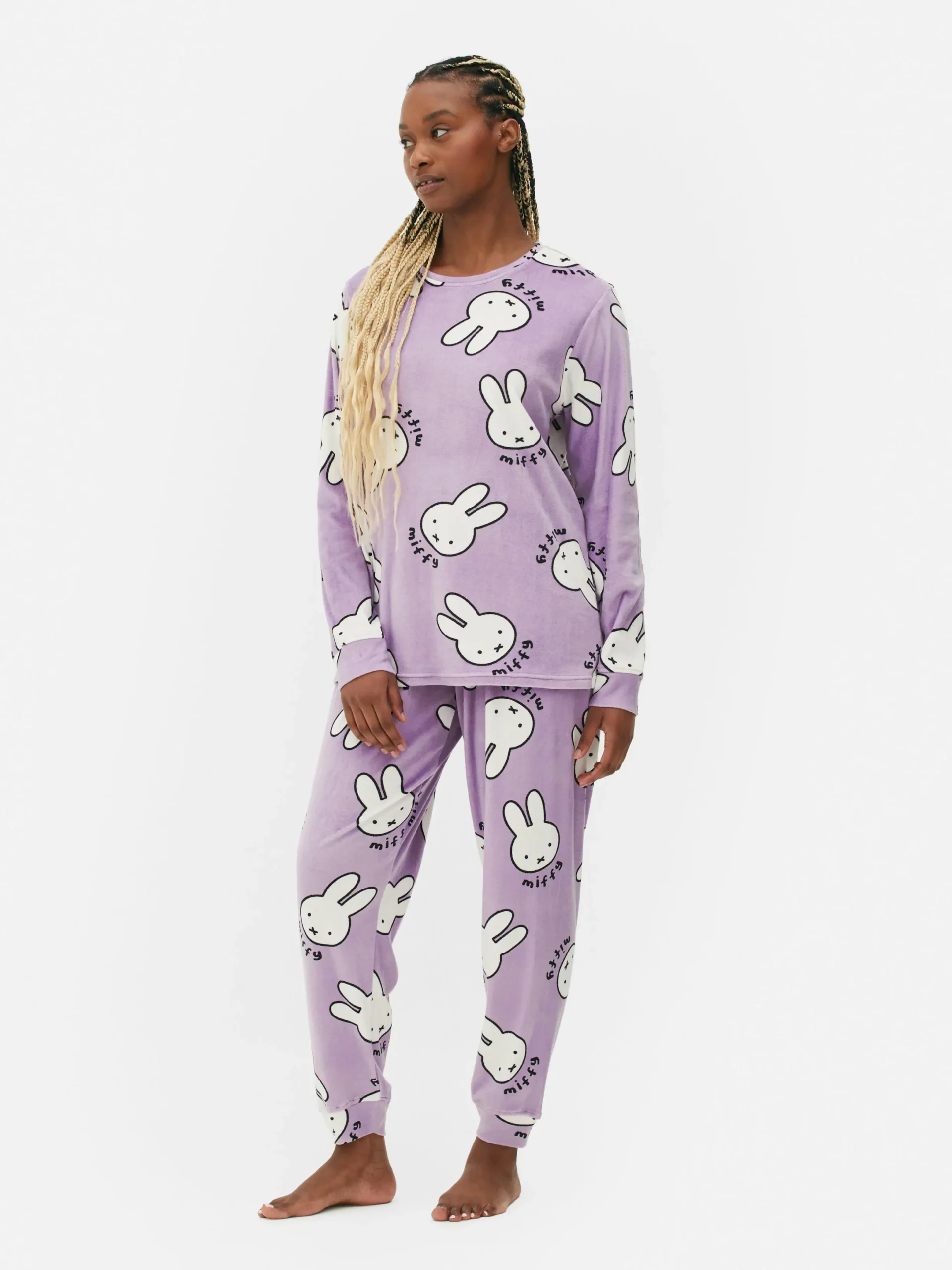 Mujer Primark Sets De Pijamas|Pijama Polar De Manga Larga De Miffy