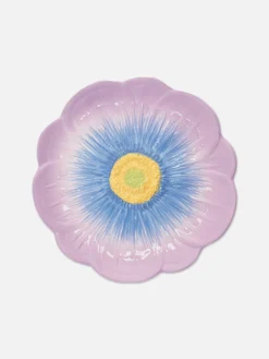 Primark Platos, Fuentes Y Boles|Menaje|Plato Auxiliar Con Textura Y Forma De Flor