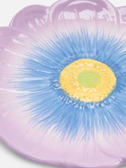 Primark Platos, Fuentes Y Boles|Menaje|Plato Auxiliar Con Textura Y Forma De Flor