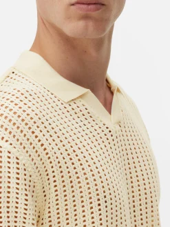 Hombre Primark Tops Y Camisetas|Polo De Crochet Calado
