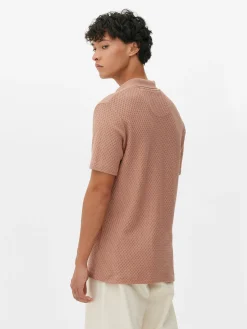 Hombre Primark Tops Y Camisetas|Polo De Punto Con Textura De Kem