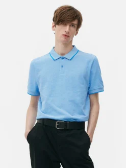 Hombre Primark Tops Y Camisetas|Polo De Punto Ojo De Perdiz