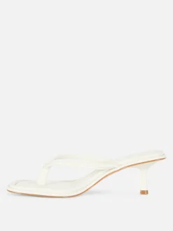 Mujer Primark Tacones|Sandalias De Dedo Con Tacón Chincheta