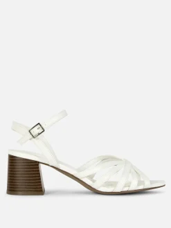 Mujer Primark Sandalias|Sandalias De Tacón Con Tiras Cruzadas