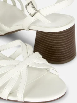 Mujer Primark Sandalias|Sandalias De Tacón Con Tiras Cruzadas
