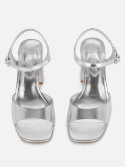 Mujer Primark Tacones|Sandalias De Tacón Cuadrado Y Horma Ancha