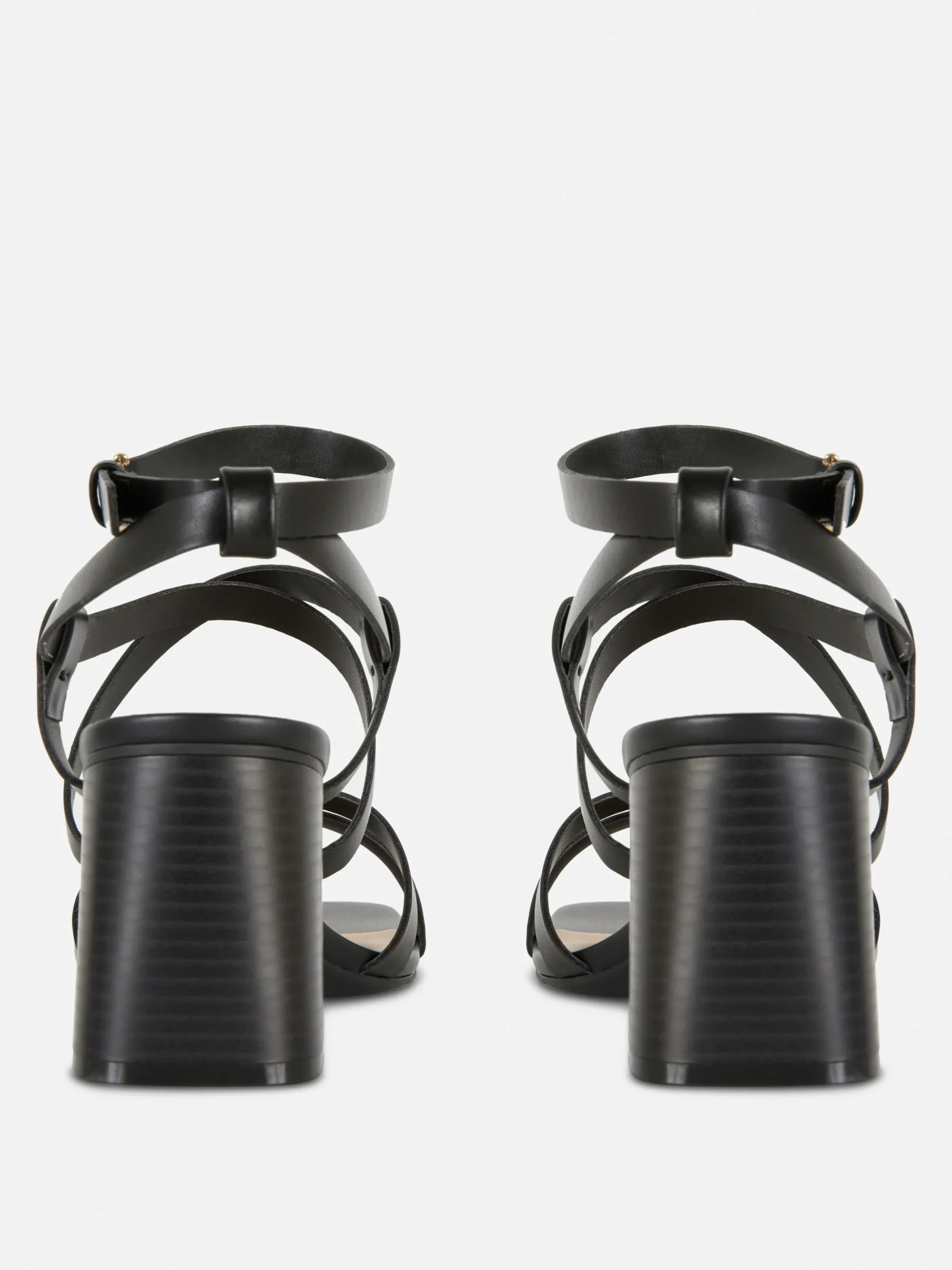 Mujer Primark Tacones|Sandalias De Tacón Grueso Con Tira Cruzada