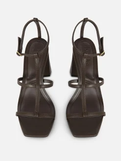 Mujer Primark Tacones|Sandalias En Con Tira En «T» Y Tacón De Rita Ora