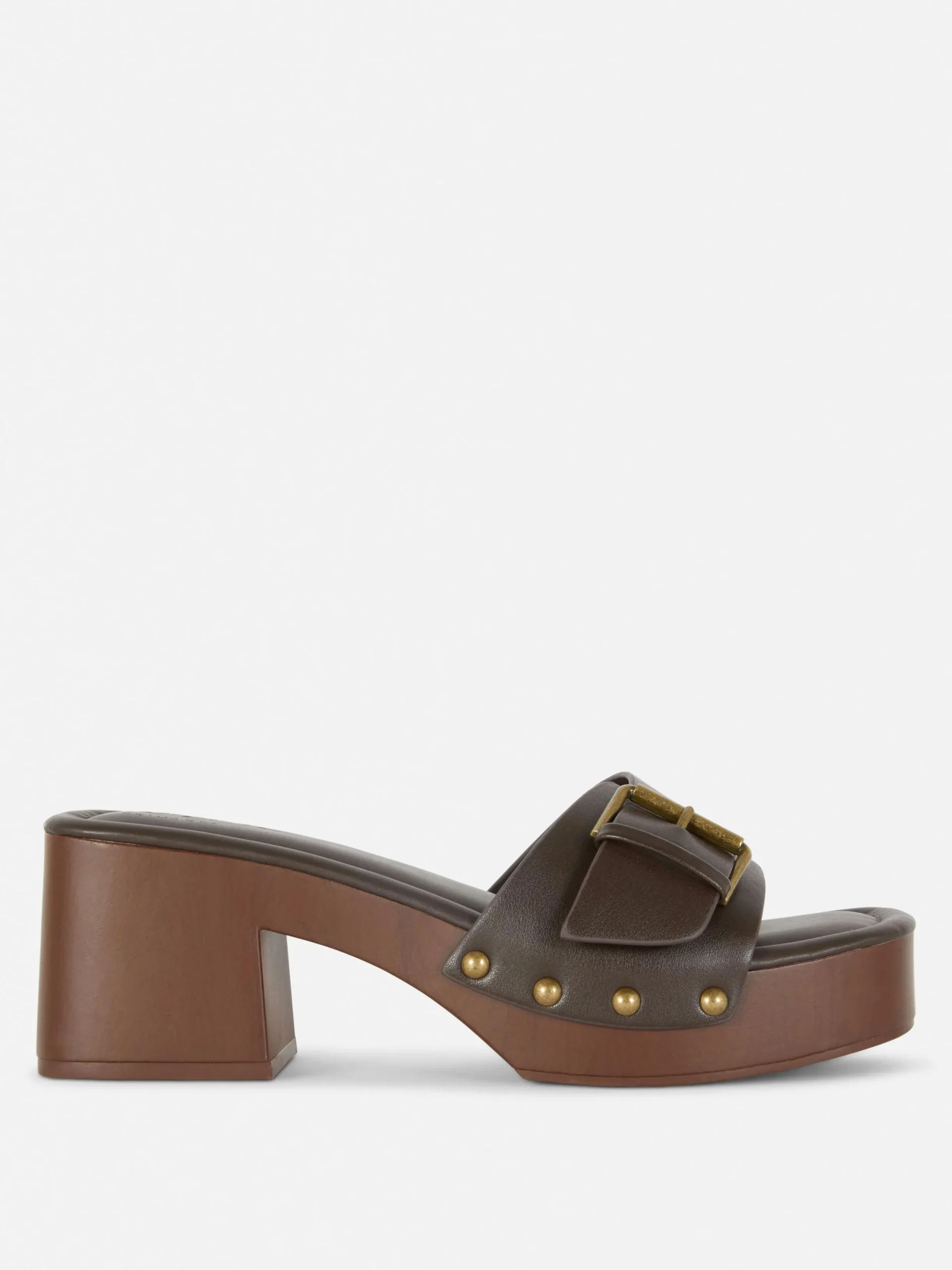 Mujer Primark Tacones|Sandalias Tipo Zueco De Tacón Grueso De Rita Ora