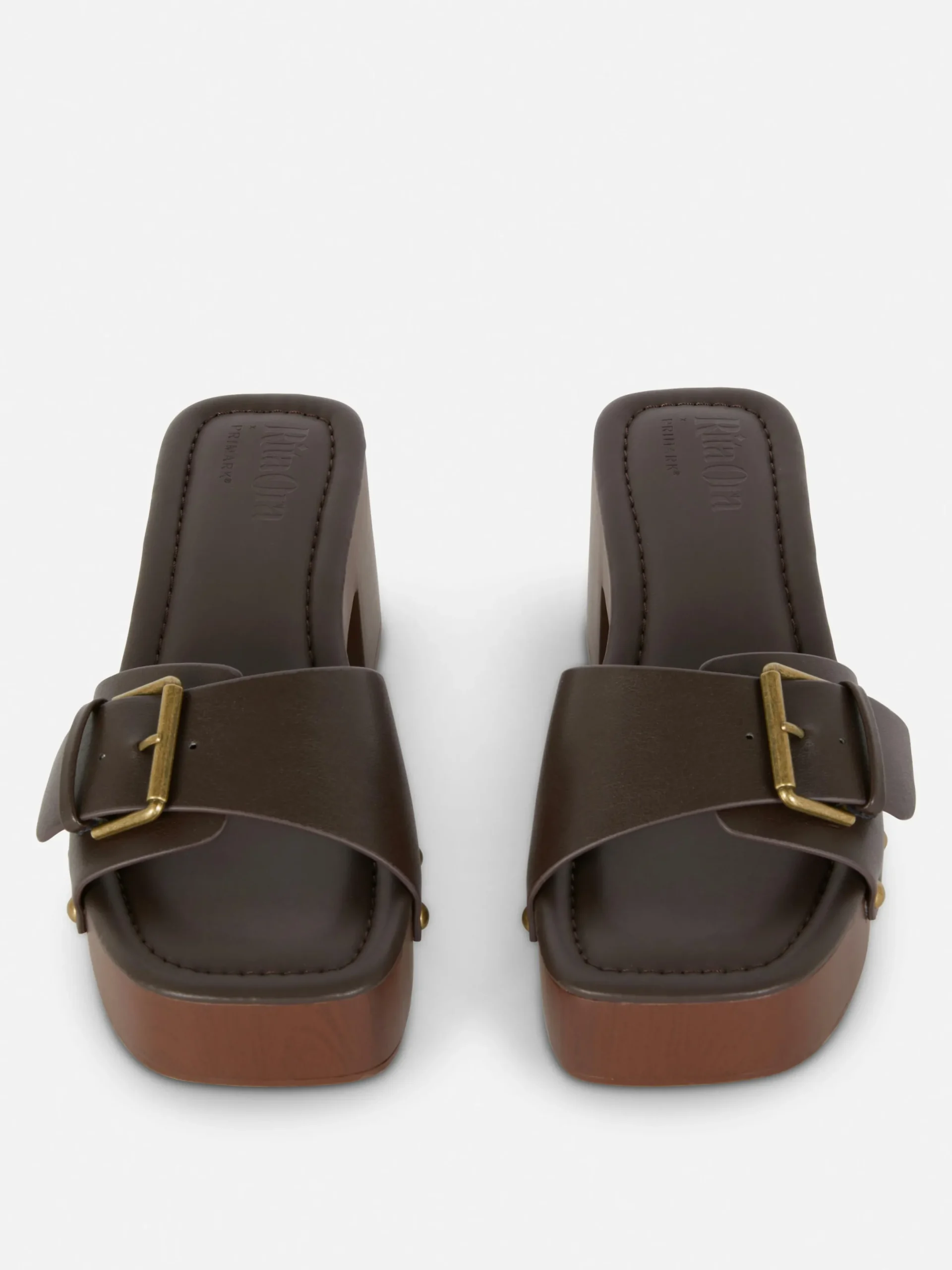 Mujer Primark Tacones|Sandalias Tipo Zueco De Tacón Grueso De Rita Ora