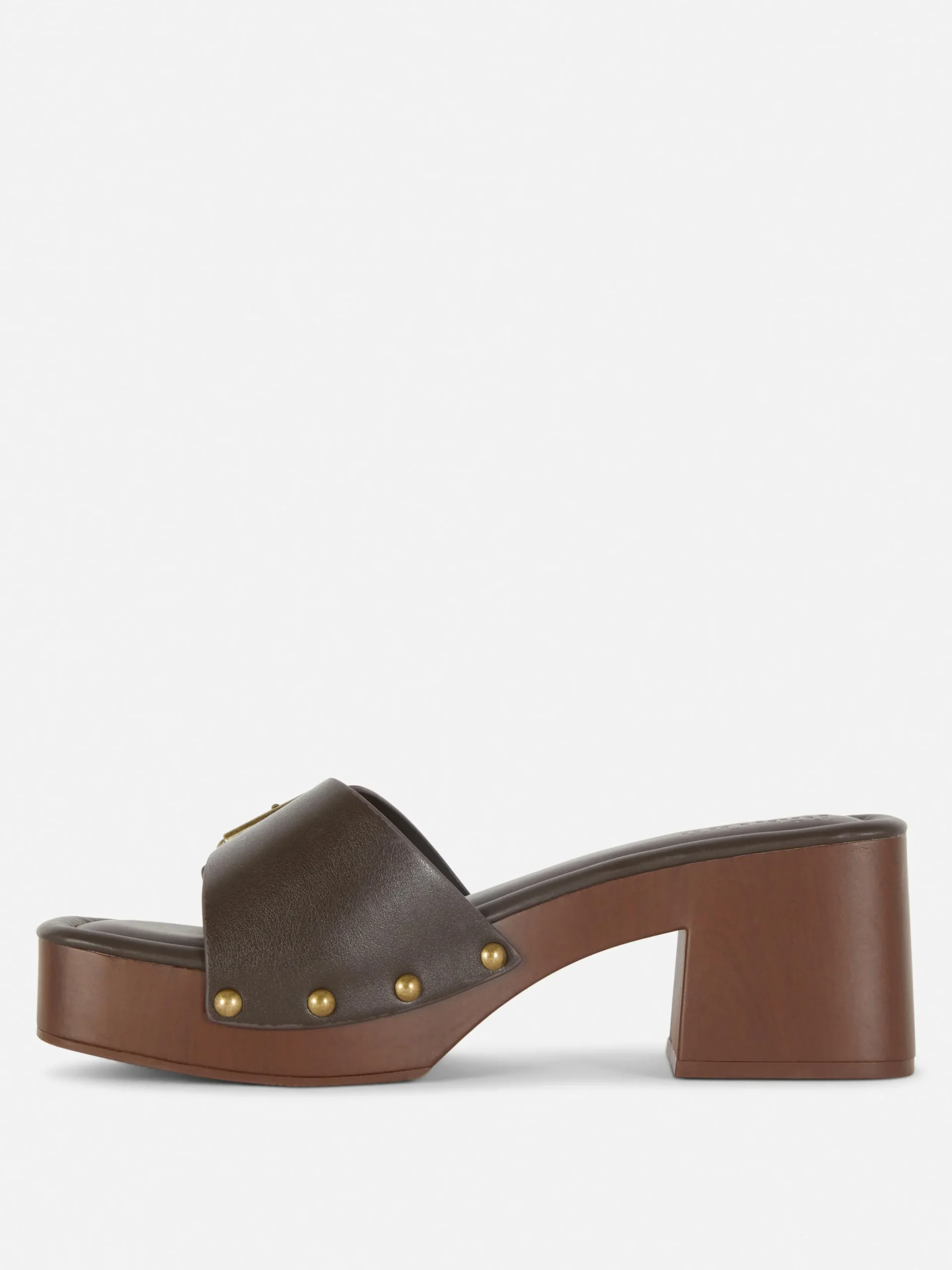 Mujer Primark Tacones|Sandalias Tipo Zueco De Tacón Grueso De Rita Ora